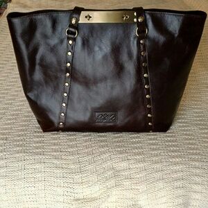 🆕 Patricia Nash Genuine Leather Benvenuto Tote